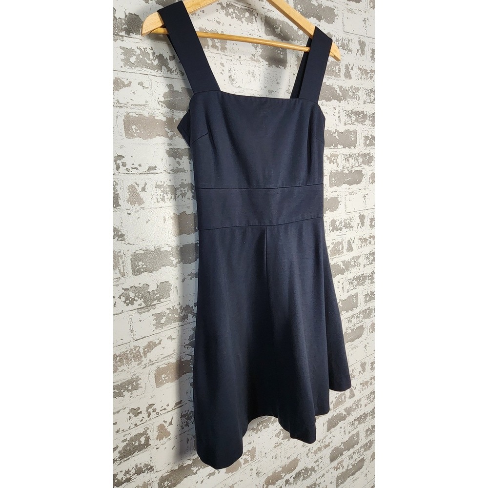 Banana Republic A-Line Dress Size 4 Navy Milly Collection Mini Sleeveless Career - Picture 4 of 16